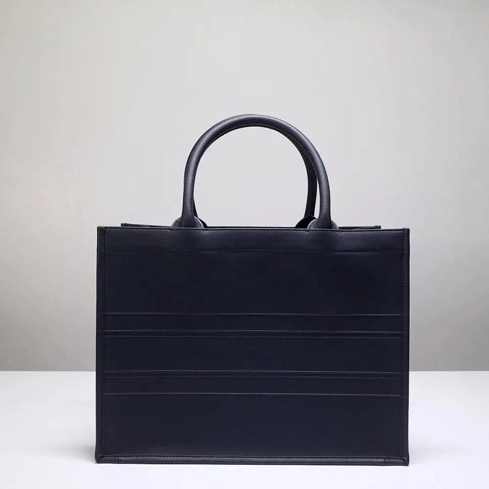 

Original Leather Book Tote Bags for Women 2020 Top Designer Luxury Handbags Lady's New Fashion Purse High Quality Shopping Bag