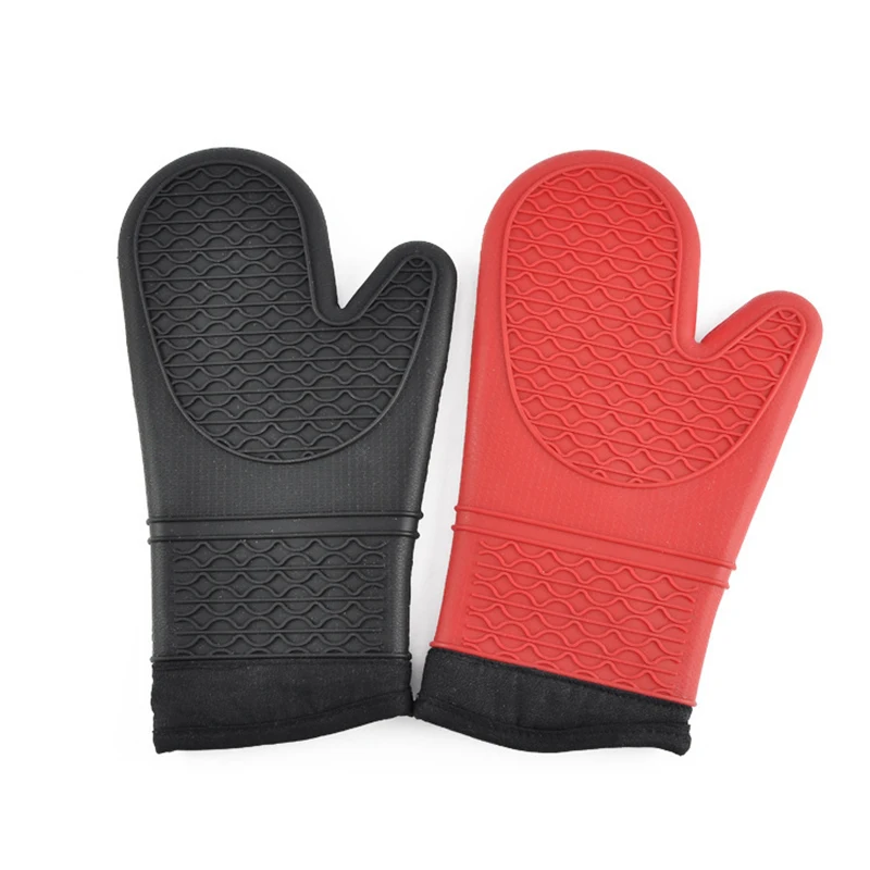 

Очень длинные профессиональные силиконовые перчатки для духовки, гибкие силиконовые изоляционные перчатки для духовки, новинка