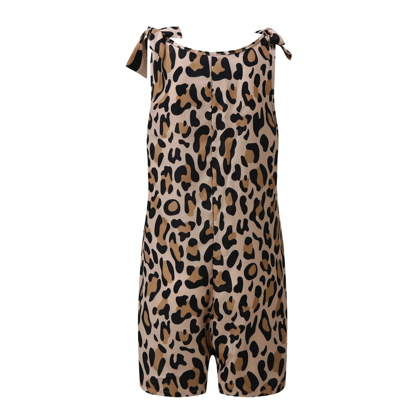 

Rompers&Playsuits Women's Summer Floral Print Jumpsuit Short Pants Casual Loose V-Neck Beach Rompers Sleeveless Playsuit