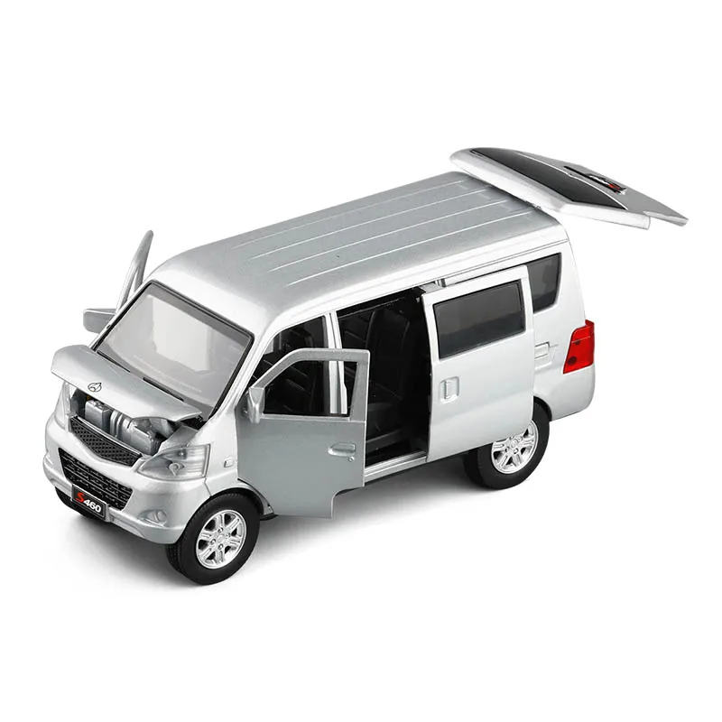 1/32 Changan Star минивэн MPV модель игрушечного автомобиля литой раздвижной двери Звук