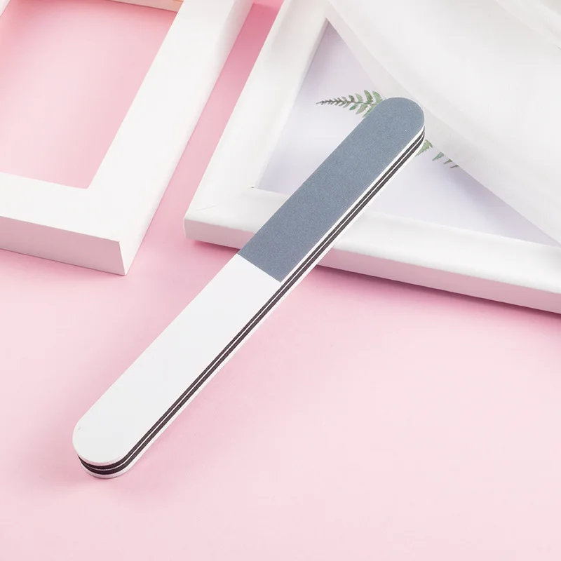 

1PC Tricolor Sponge Nail File Polishing Block Nail File Double Working Surface Nail File Colorful Nail Polish For Manicure Tools