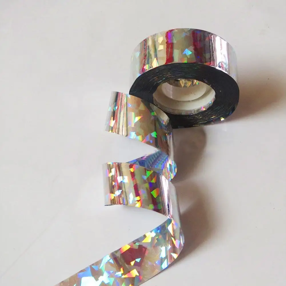 

80M Flash Reflective Bird Scare Tape Repellent Fox Pigeons Repeller Ribbon Deterrent Tapes 2.4/4.8CM Orchard Pest Control