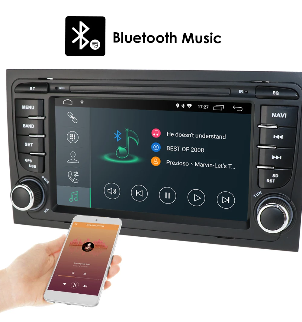4G wifi Android 9,0 Автомобильный gps Navi для audi A4 2002-2008 S4 RS4 8E 8H B6 B7 с BT RDS мультимедийный плеер радио