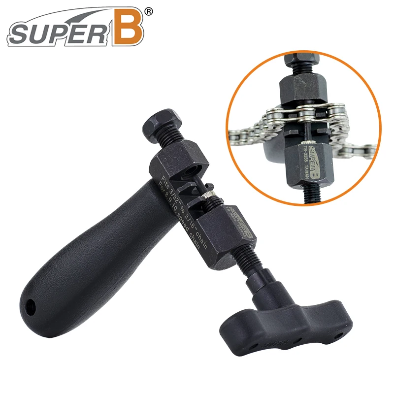 

Super B TB-3355 Bicycle Repair Tools Cycling Classic Series bike Chain Rivet Extractor Chain Breaker Splitter