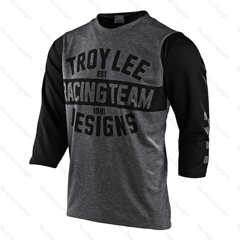 

Lee Design BMX 3/4 Cycling Jersey Men's MTB Mountain Bike Endurance Racing DH Off-Road Motorcycle Quick-Drying Shirt