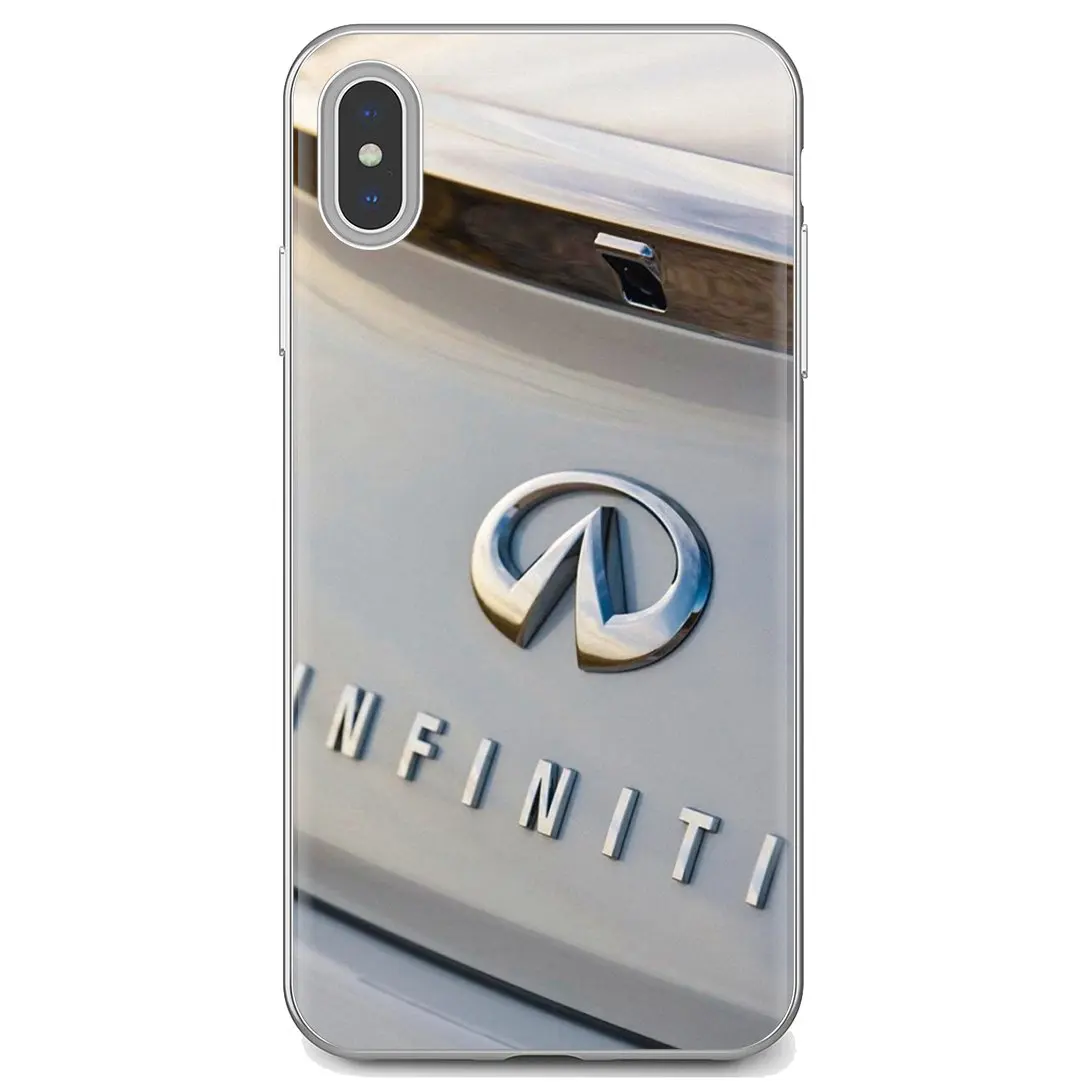 Для iPhone 10 11 12 13 Mini Pro 4S SE 5C 6 6S 7 8 X XR XS Plus Max 2020 Super Car Infiniti logo силиконовый чехол для