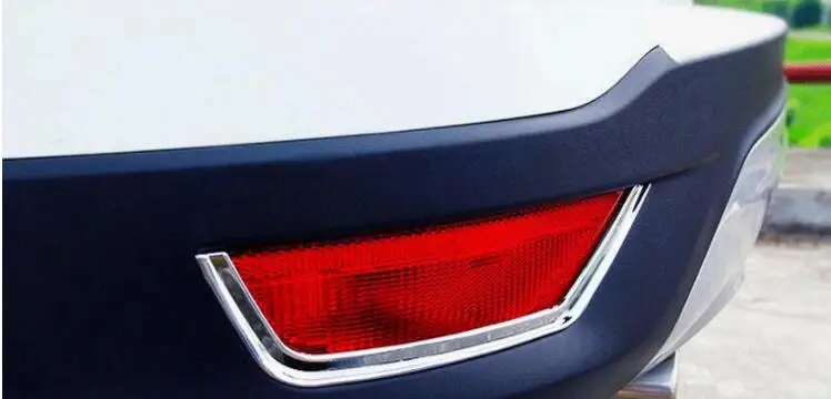 Задняя хромированная накладка на фонарь противотуманный задний рефлектор для Ford Escape Kuga 2013 2014 2015 2016 2017 2018.