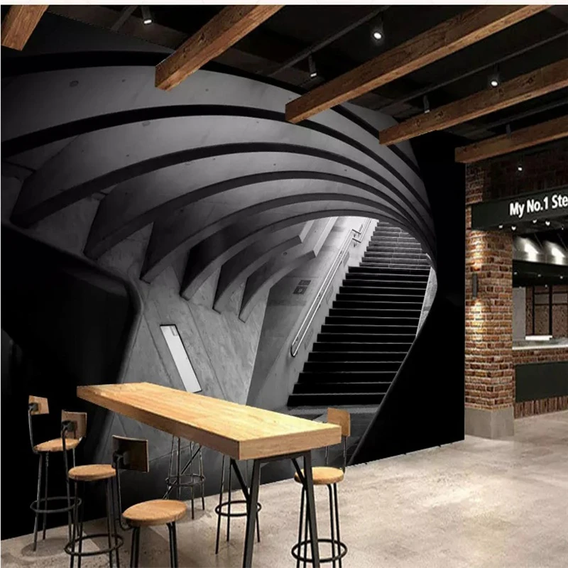 Beibehang индивидуальные новый современный простой Туннель времени канал бар КТВ фон