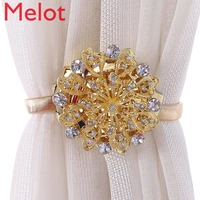 simple and high end modern curtain buckle strap fashion creative cute magnet curtain flowers rope strap