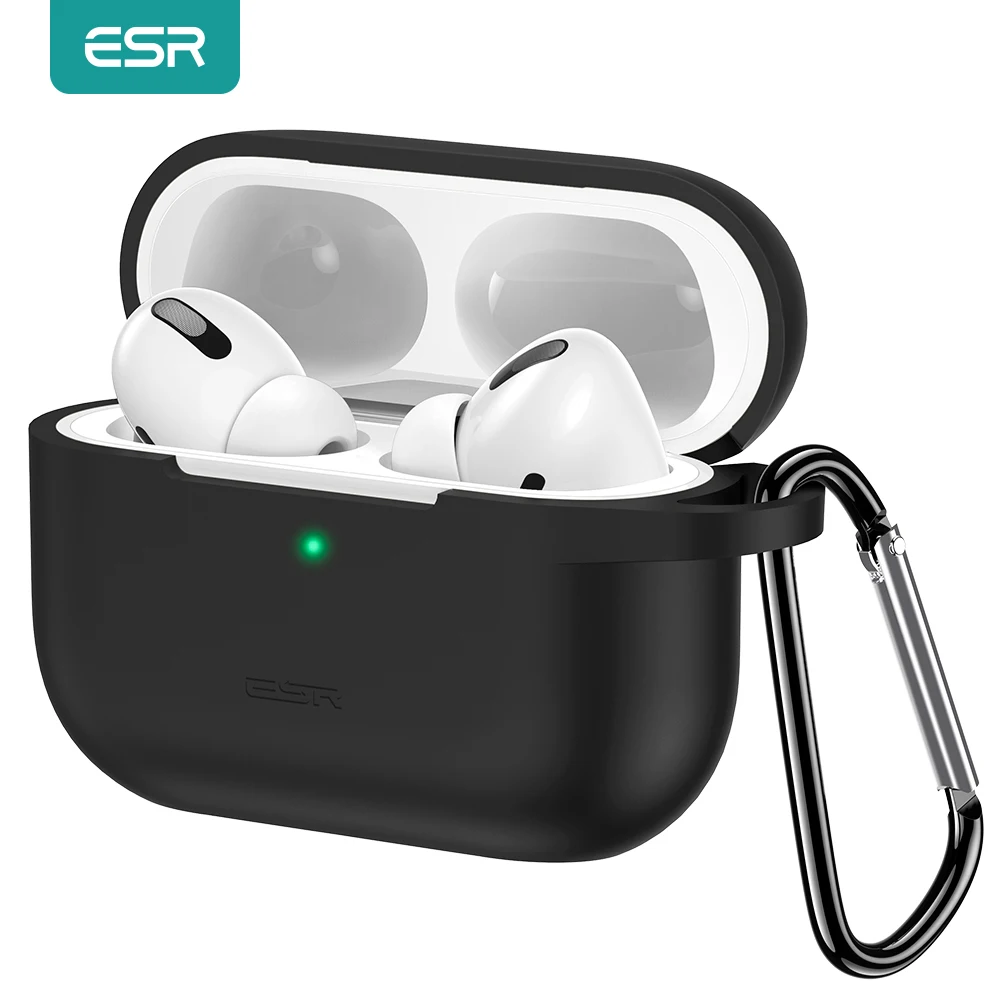 

ESR for Airpods Pro Case with Keychain Silicone Cover Protective Case for Apple Air Pods Pro Earphone Accessories Skin Fundas