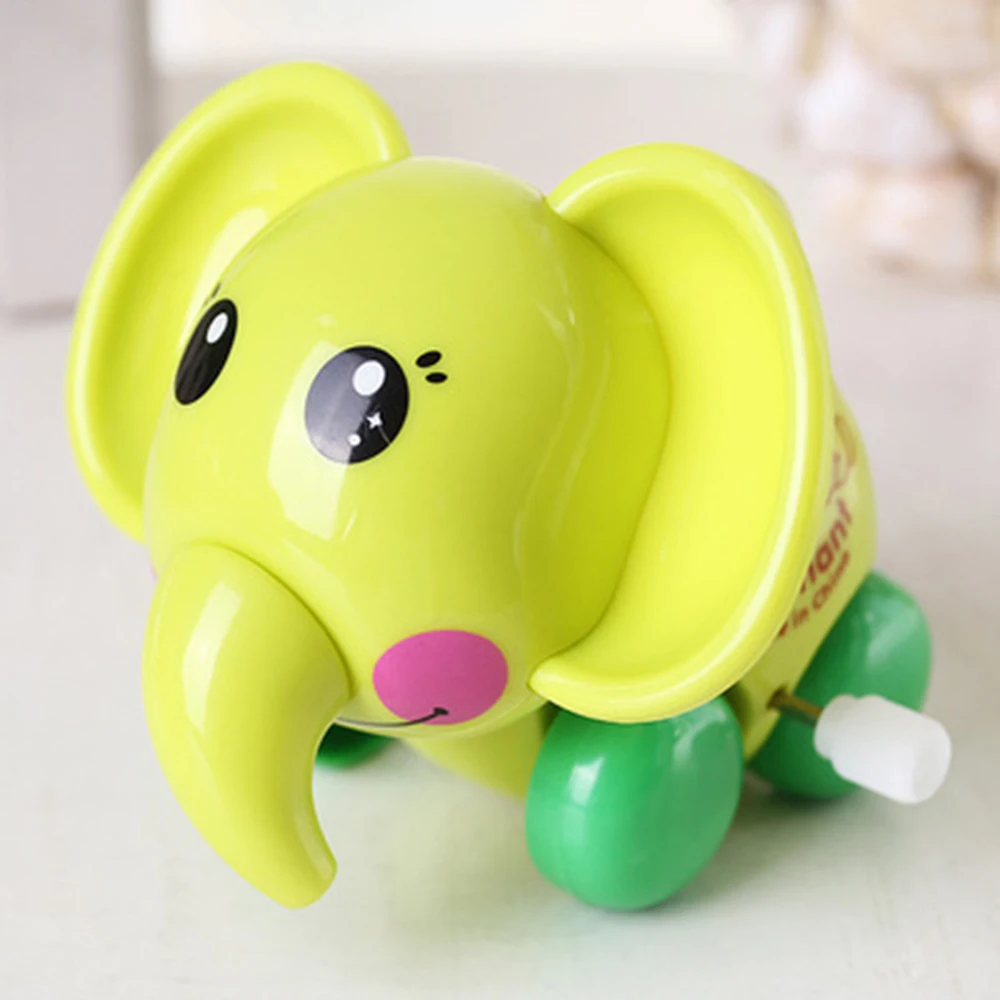 Заводной на цепочке слон пластиковая игрушка Классическая Детская для малышей |