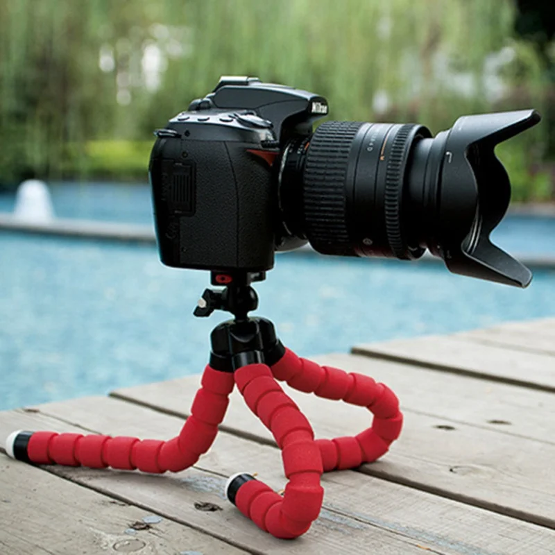 Гибкий мини-штатив с губкой и Осьминог для IPhone штатив мини-камеры держатель