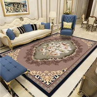 living room bedroom carpet american light luxury simple bedside coffee table crystal velvet sofa cushion household cushion