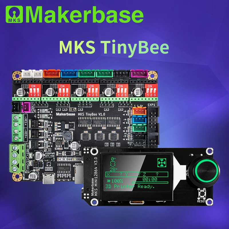 Makerbase MKS TinyBee плата управления для 3D-принтера ESP32 MCU детали TFT-экран Wi-Fi функция