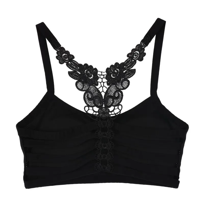 

2021 Women Fitness butterfly Racerback No Rims bras Stretch Racerback Seamless Padded Tank Top Vest bra Crop Tops