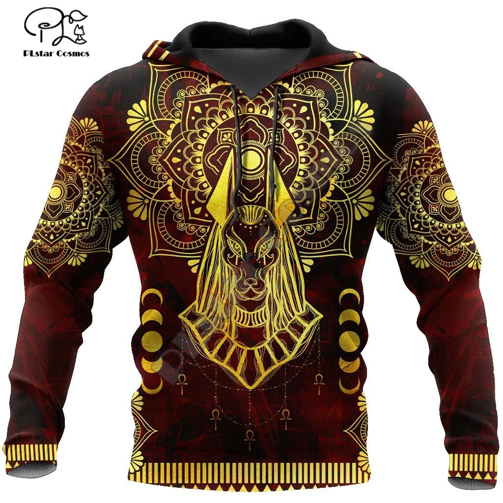 

PLstar Cosmos NewFashion God Horus Egyptian Pharaoh Anubis Ancient Egypt Tattoo 3DPrint Men/Women Harajuku Jacket Zip Hoodies 25