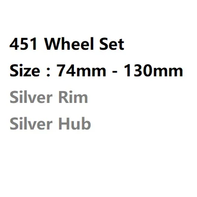 451 74-130mm Litepro 406 451 20 Inch Folding Bike Wheelset 4 Bearing Double Wall Alloy 16/20 Hole Rim SP8 Vp18 Folding Road Bicycle Wheel Set - Цвет: 451 74-130mm