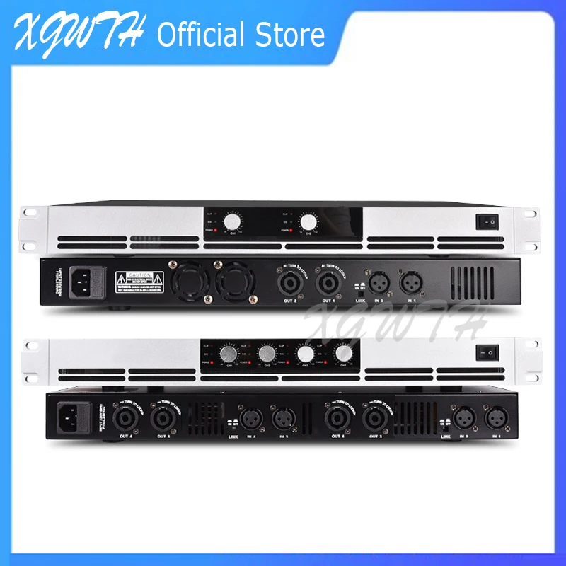 Цифровой усилитель мощности 3200 Вт, 4 канала, аудио спикер для сцены HIFI, высокомощный усилитель чистой мощности, DJ Усилитель, 2 канала, 1600 Вт
