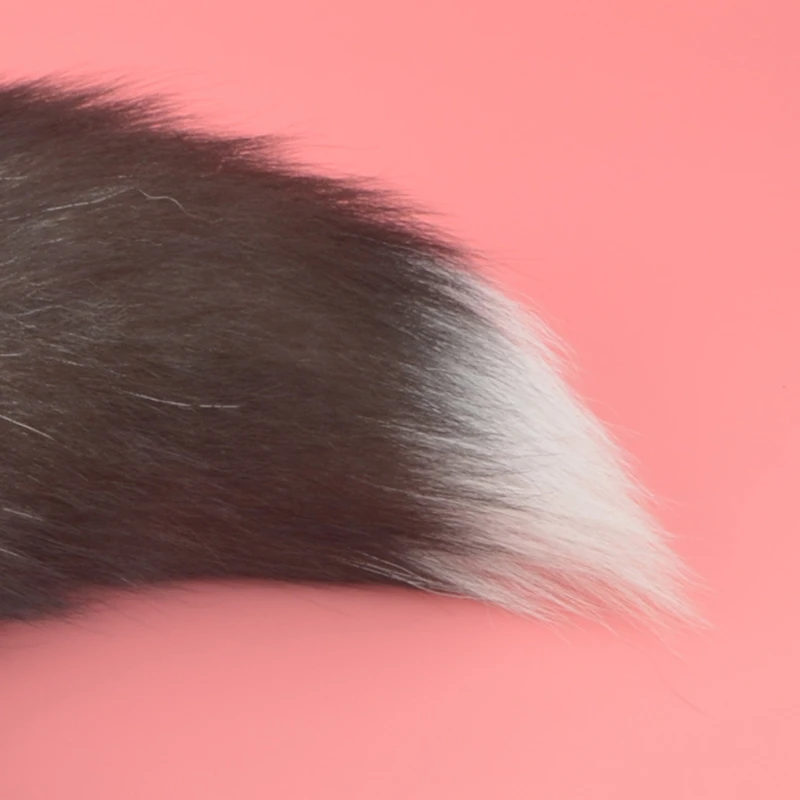 Анальная пробка настоящий Лисий хвост для косплея анальный товары взрослых