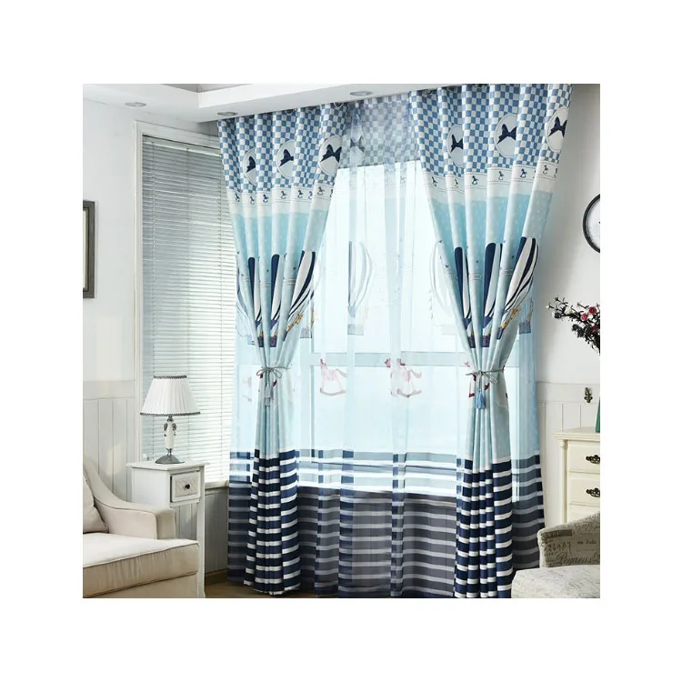 Детские затемненные шторы с мультяшным принтом для гостиной и спальни|Занавески|