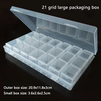 2128 grid large divided 5d diy diamond painting crystal bead storage box diamond embroidery accessories container storage box