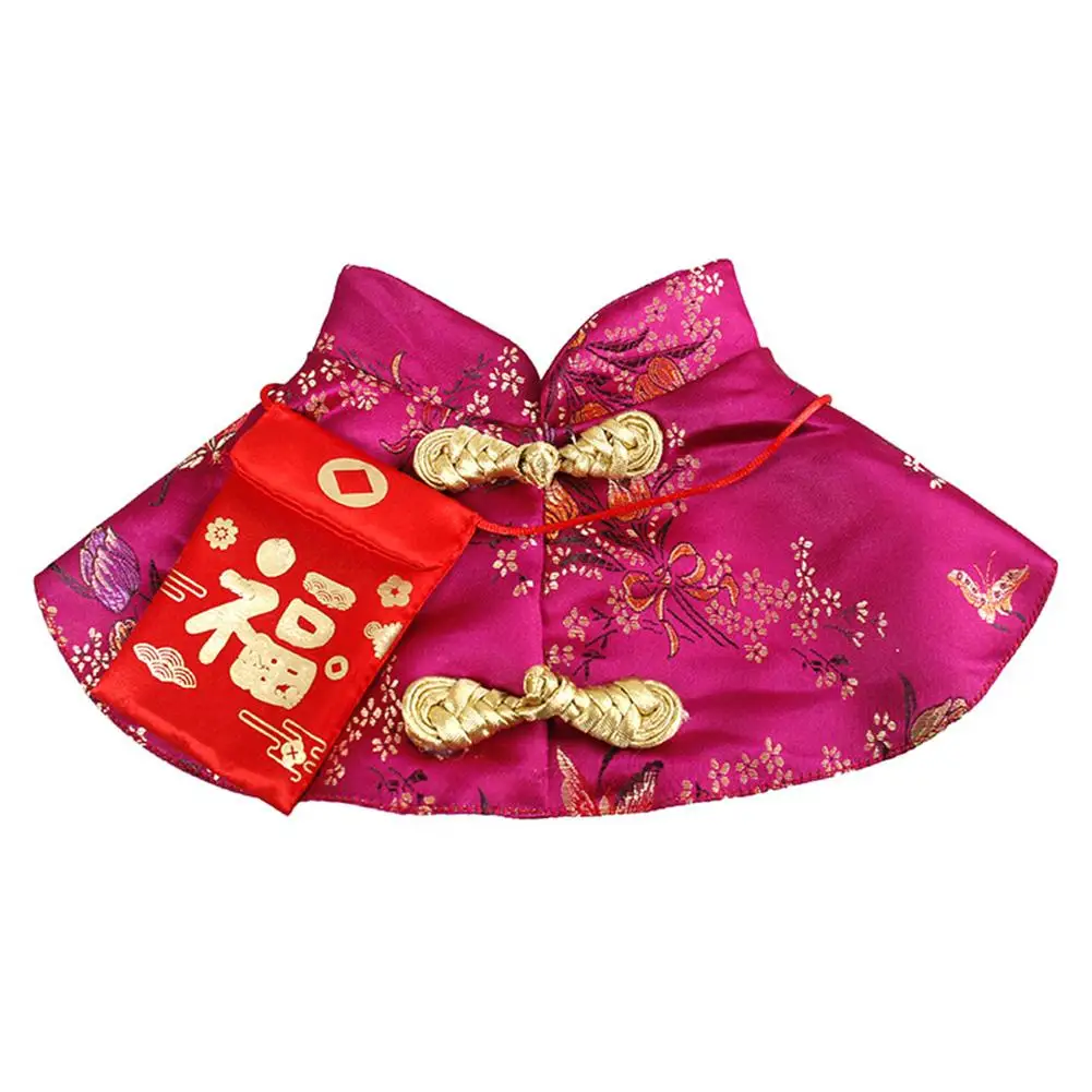 Новогодняя накидка для питомца праздничный костюм китайской династии