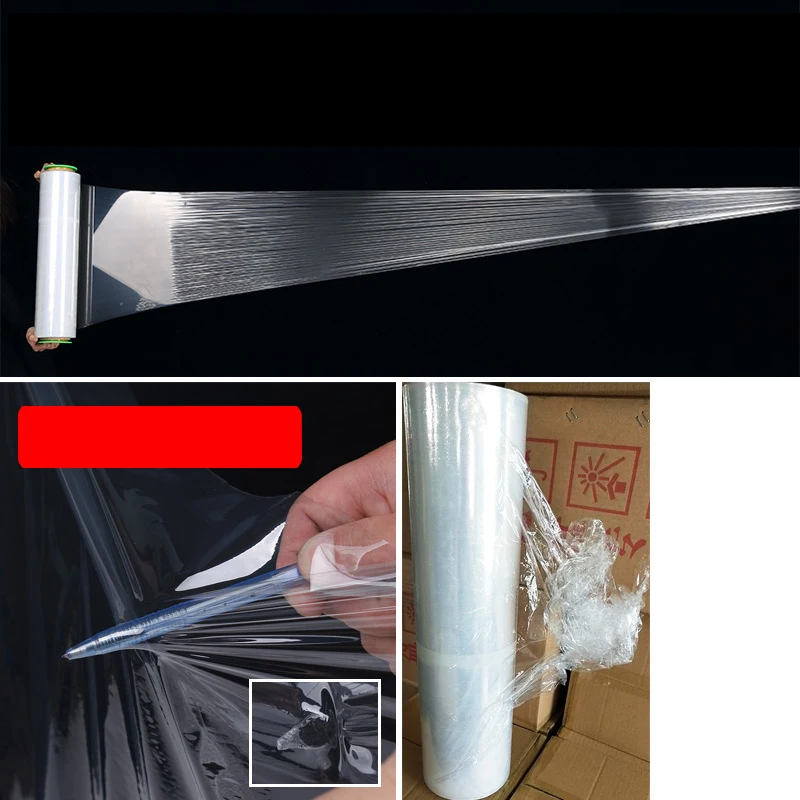 Pe стретч пленка намотка прозрачная фруктовая овощная обертка небольшая упаковка