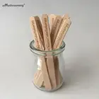 Деревянные палочки для выпечки, палочки для выпечки, домашний декор для сада, вечеринки, чизкейк, пекарни, 50 шт.