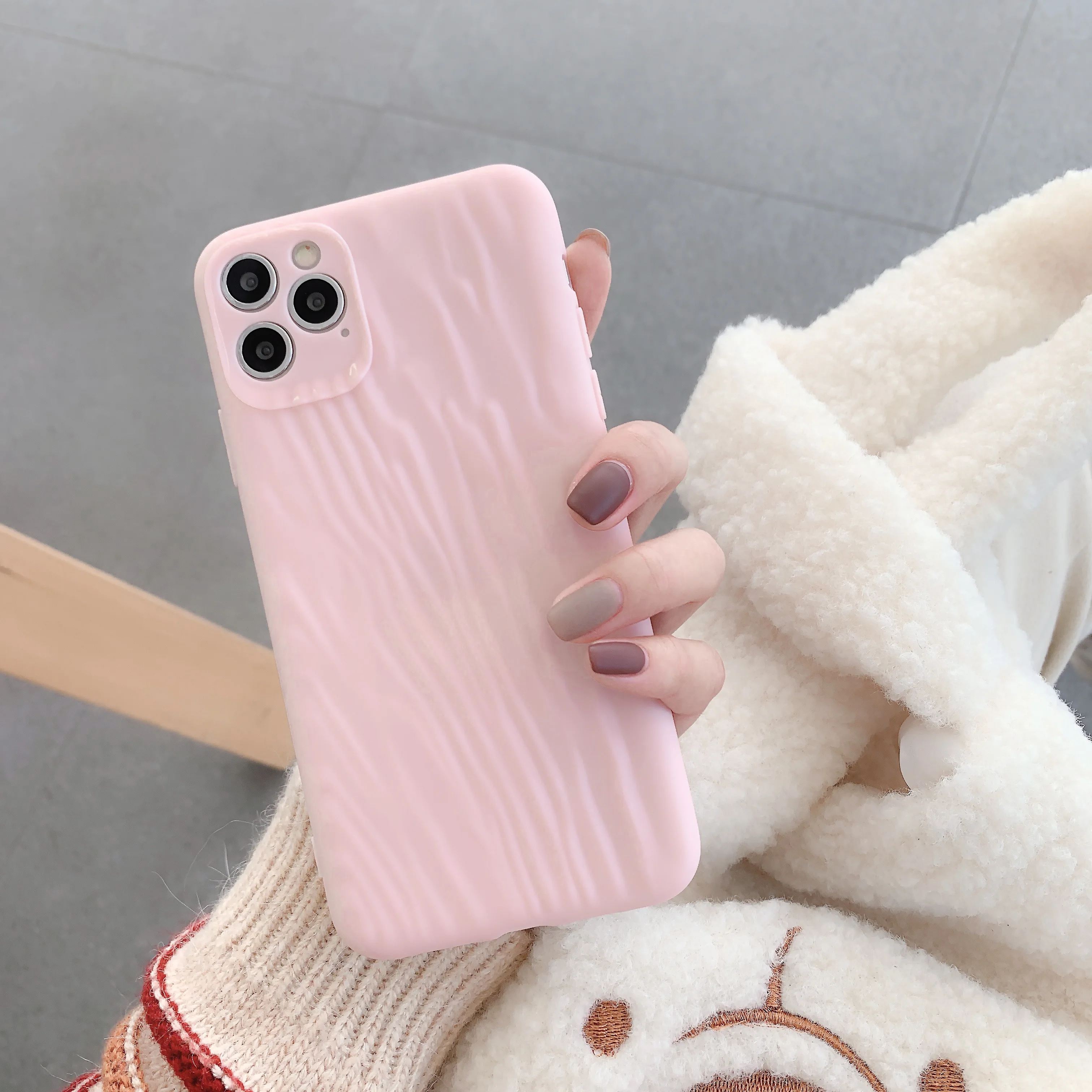 Luxury iPhone 11 Pro X XR XS Max 7 8 6 6s Plus Colorful Candy Color Phone Case Quicksand Texture Protective |