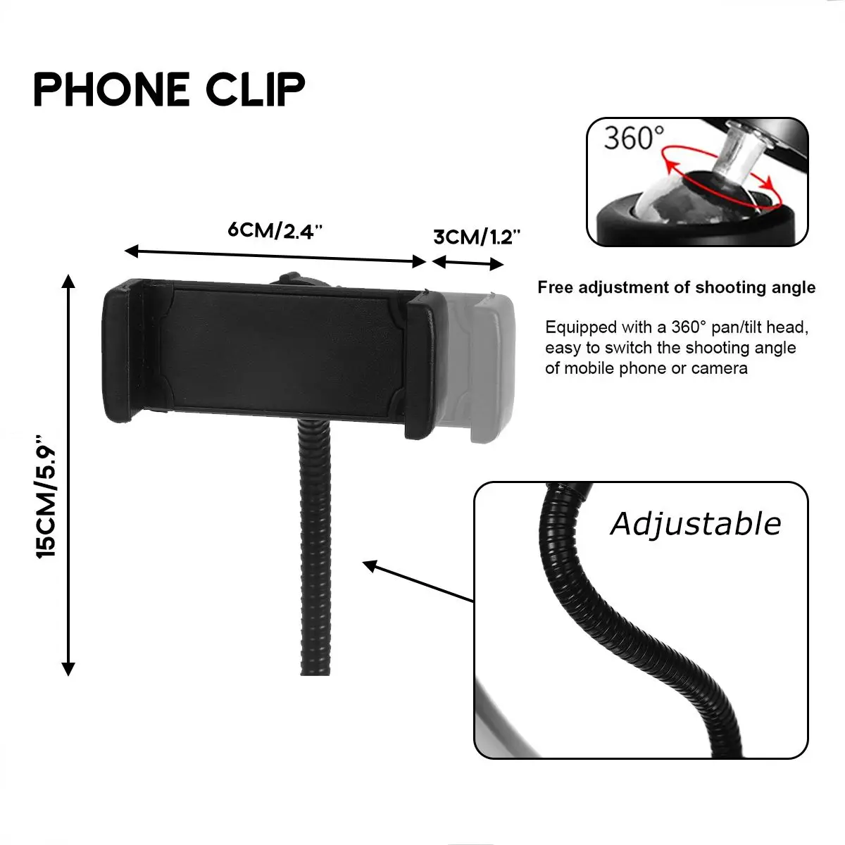 

Light Ring Lamp With Hold For Shooting Led Ring Light Selfie Led Photography Lighting Stand For Youtube Makeup