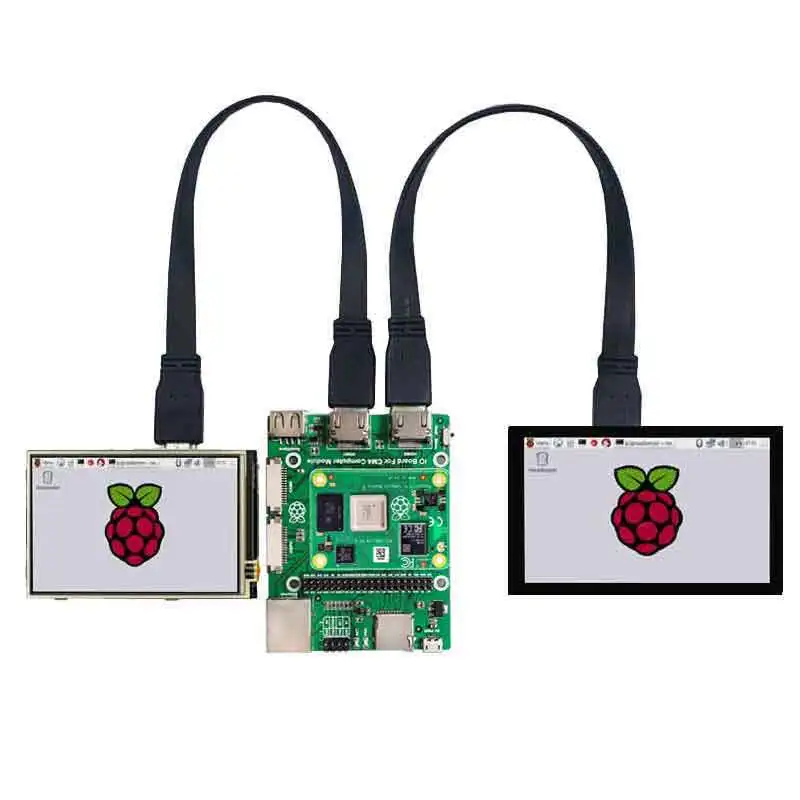 Raspberry Pi CM4 компьютерный модуль 4 плата расширения ввода-вывода двойная HDMI |