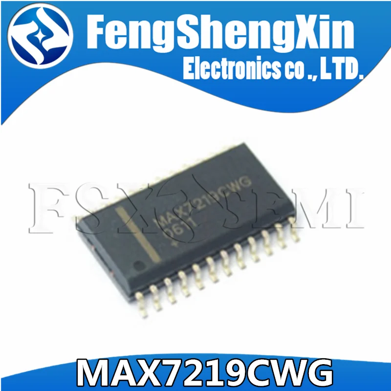 5 шт. MAX7219CNG DIP 24 MAX7219CWG MAX7219EWG MAX7219 SOP драйверы светодиодного дисплея IC|Интегральные