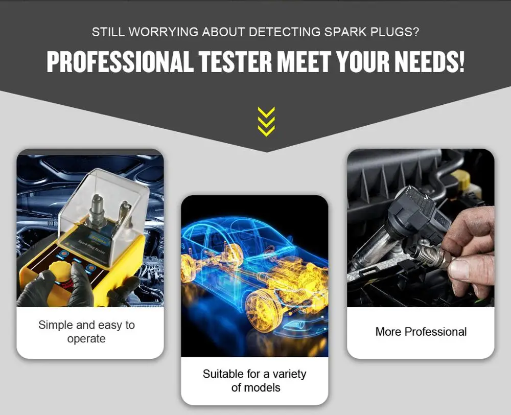 AUTOOL SPT101 автомобильный тестер свечи зажигания тестеры диагностический