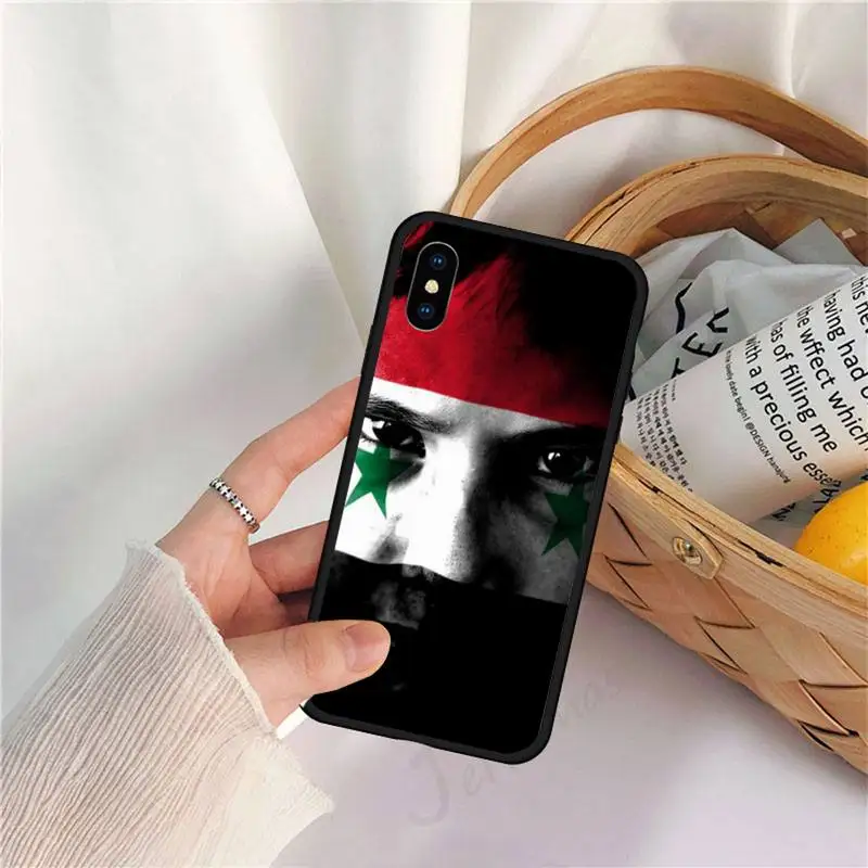 

Syria Flag Symbol Phone Case for iPhone 11 12 mini pro XS MAX 8 7 6 6S Plus X 5S SE 2020 XR