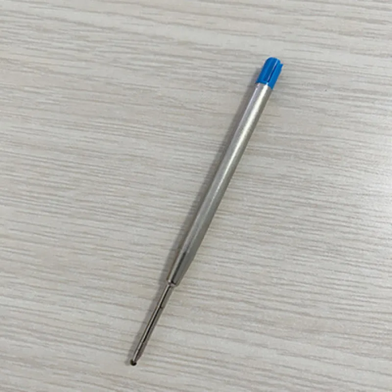 

10pcs1.0mm Ballpoint Pen 424 metal Refill Medium oil Black Color G2 Ink Ball Pens Refill for School Office Writing Stationery