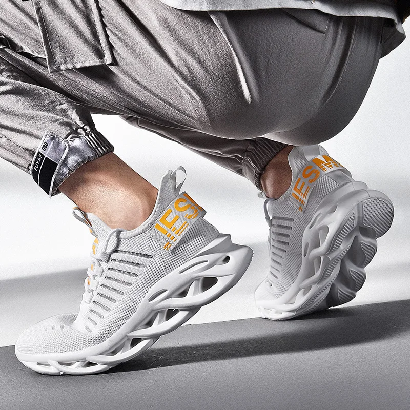 

Breathable Mesh Men Sneakers Lightweight Men's Casual Shoes Comfortable Man Flats Footwear Big Size 39-46 Male Jogging Zapatos
