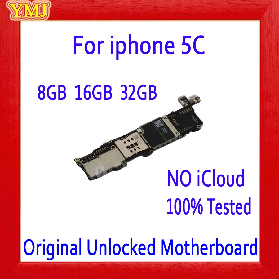 Материнская плата Clean iCloud для iphone 5C с чипами 100% разблокированная материнская
