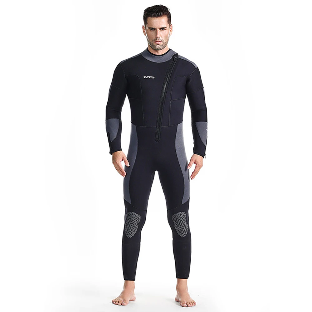 ZCCO 5MM neoprene wetsuit for men and women diving deep diving suit snorkeling surfing cold-proof thick warm swimsuit wetsuit
