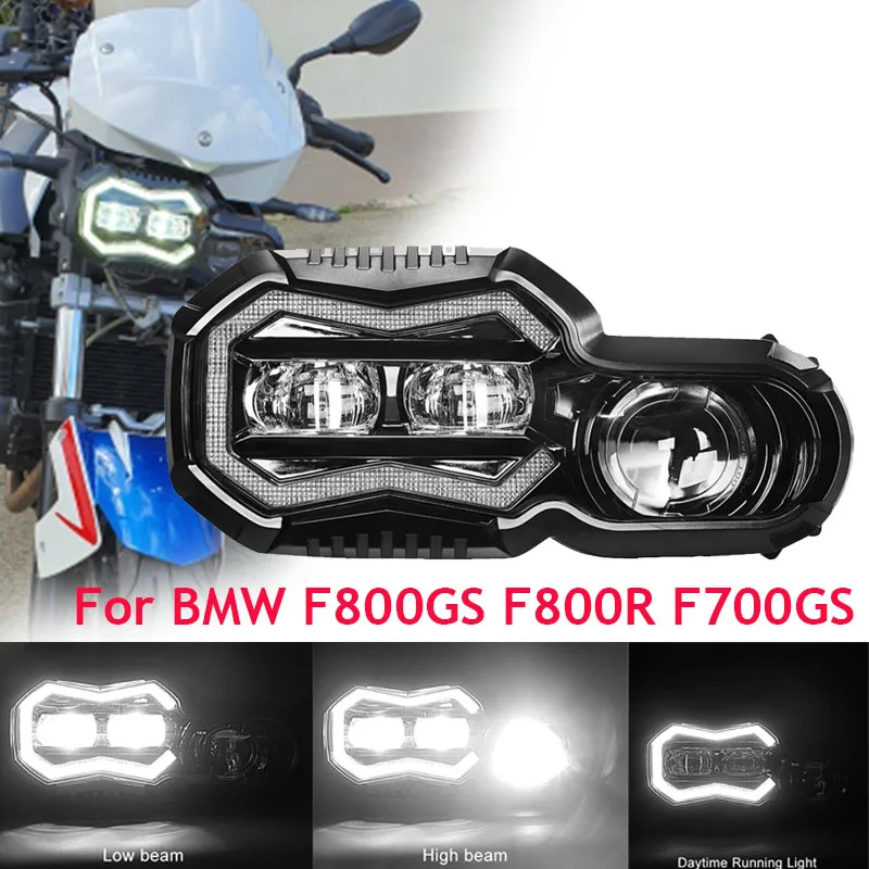 

F800GS светодиодный головной светильник, E-mark Утвержденная глава светильник для BMW F650GS F700GS F800GS ADV F800R мотоцикл, Водонепроницаемый IP67 новая мод!