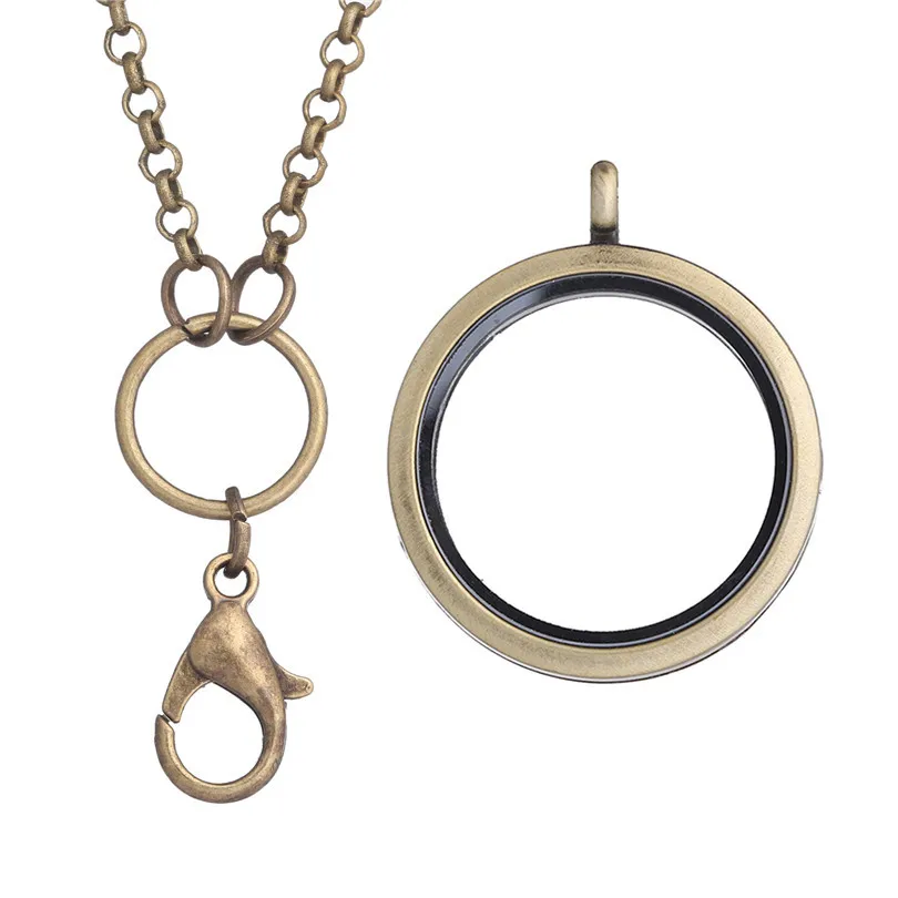 30 мм круглый стеклянный фотоплавающий медальон кулон колье духи сувениры