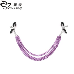 Зажим для сосков Black Wolf, из нержавеющей стали, 1 пара