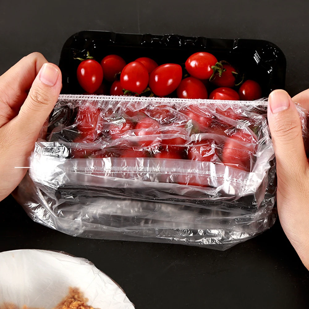 

100pcs Food Wrapper Reusable Durable Elastic Stretch Kitchen Food Fresh Seal Storage Covers For Bowls Plate Bath Accessories