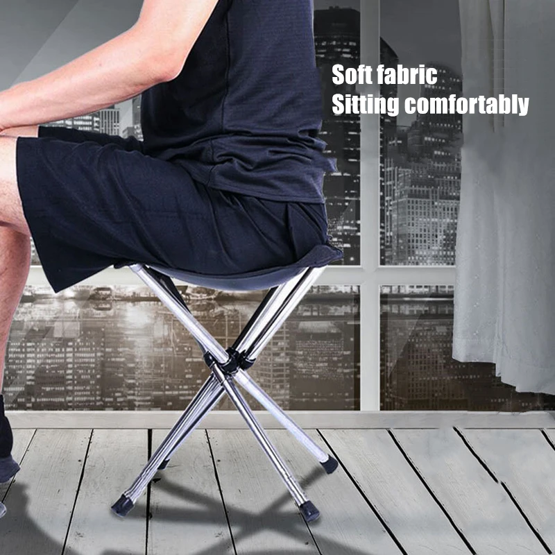 spesifikasi Kursi BBQ Lipat Dapat Ditarik Kursi Memancing Berkemah Luar Ruangan Portabel Kursi Lipat Beban Perjalanan Piknik Kursi Pantai