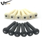 6 шт., пластиковые штифты для акустической гитары, 6 струн