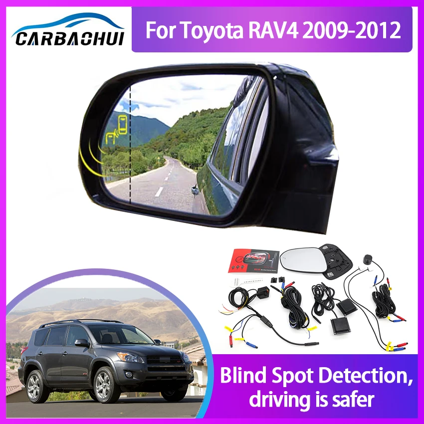 

Blind Spot Detection System For Toyota RAV4 2013-2019 Rearview Mirror BSA BSM BSD Monitor Change Assist Parking Radar Warning