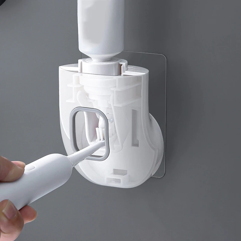 

Automatic Toothpaste Squeezing Artifact Wall-Mounted Toothbrush Rack