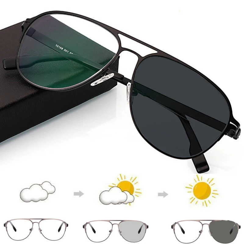 ISENGHUO Германия уникальный дизайн без винта фотохромные бифокальные очки для