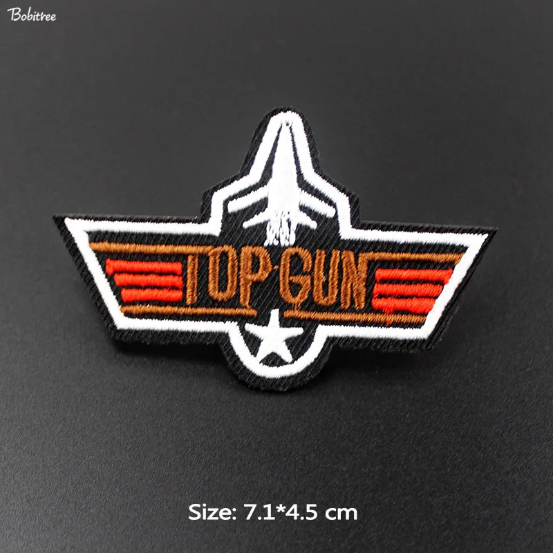 Армейские топовые патчи с пистолетом значок ВВС вышитые наклейки помощью утюга