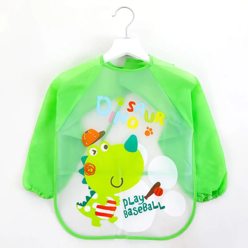 Детские нагрудники Водонепроницаемый с длинными рукавами и рисунком Микки Мауса