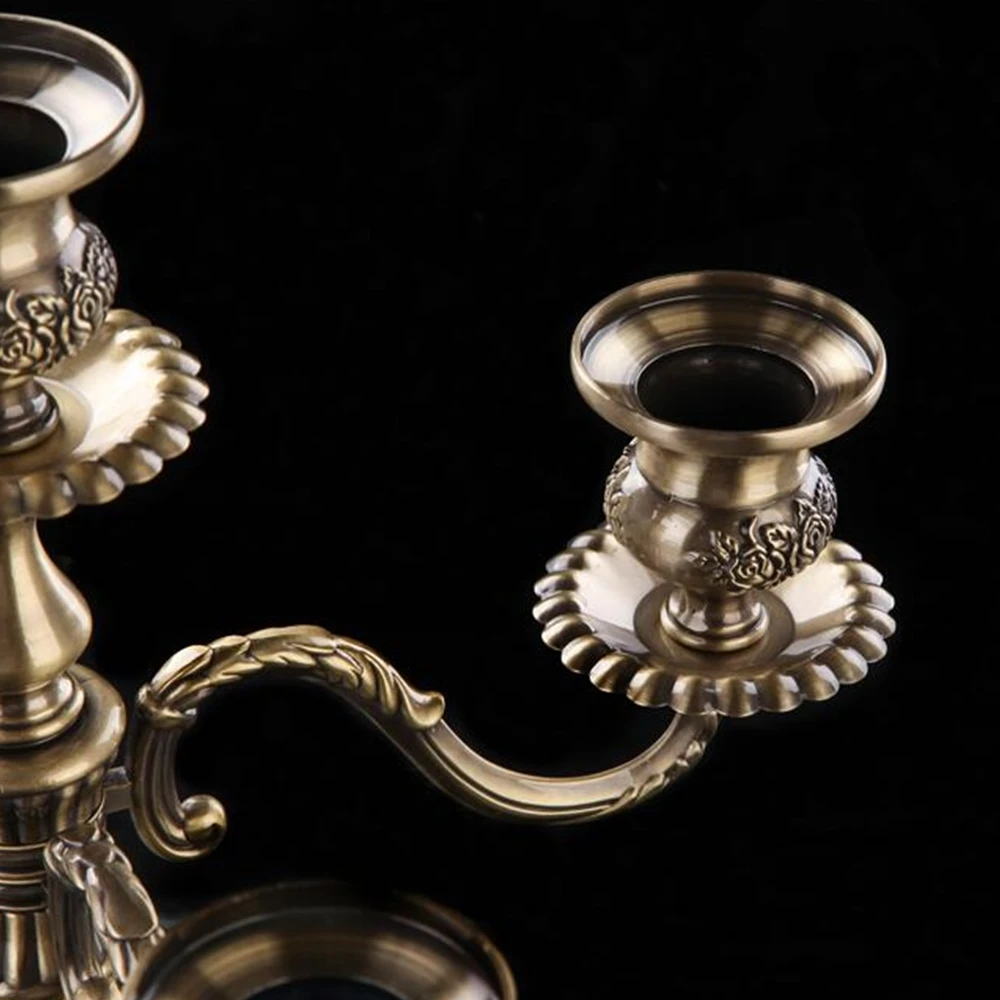 Подсвечники бронза канделябр Металл 5 руки/3 руки Свадебные подсвечники
